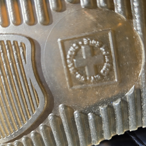 Dr. Martens Flora II Sz US 6 AirWair Heel Smooth Leather Buckle Chelsea Zipper - Picture 11 of 16